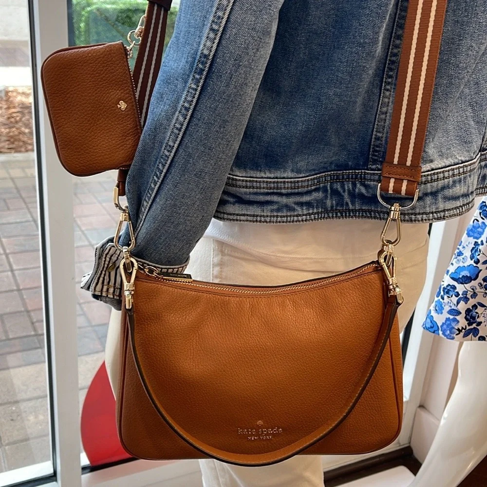 Kate Spade Rosie Shoulder Bag With Tech Attachment AirPod 
Warm Gingerbread 
NWT - Picture 12 of 16